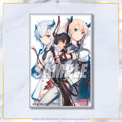The Misfit of Demon King Academy Square Tin Badge