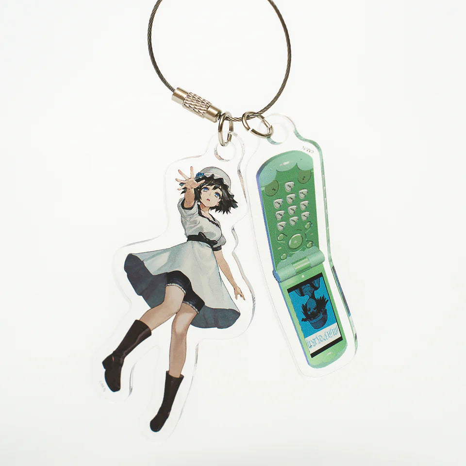 [STEINS;GATE 15th Anniversary POPUP Exhibition] Acrylic Keychain (3 types)