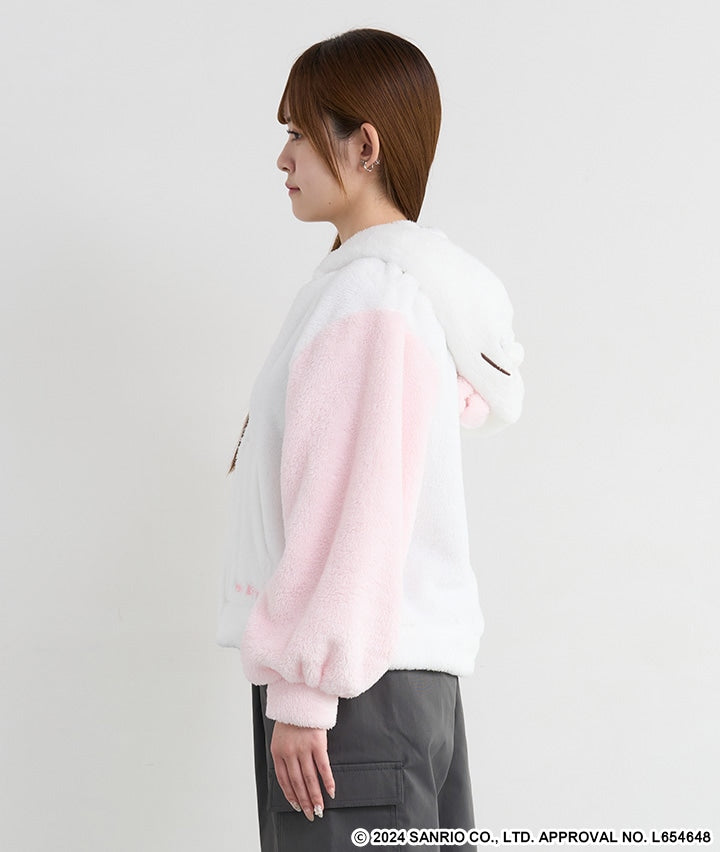 Sanrio Characters (Hello Kitty) "Wink" Cosplay Boa Parka Hoodie
