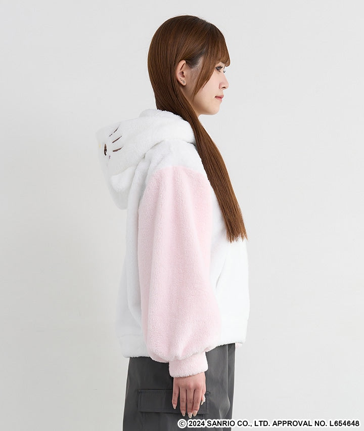 Sanrio Characters (Hello Kitty) "Wink" Cosplay Boa Parka Hoodie