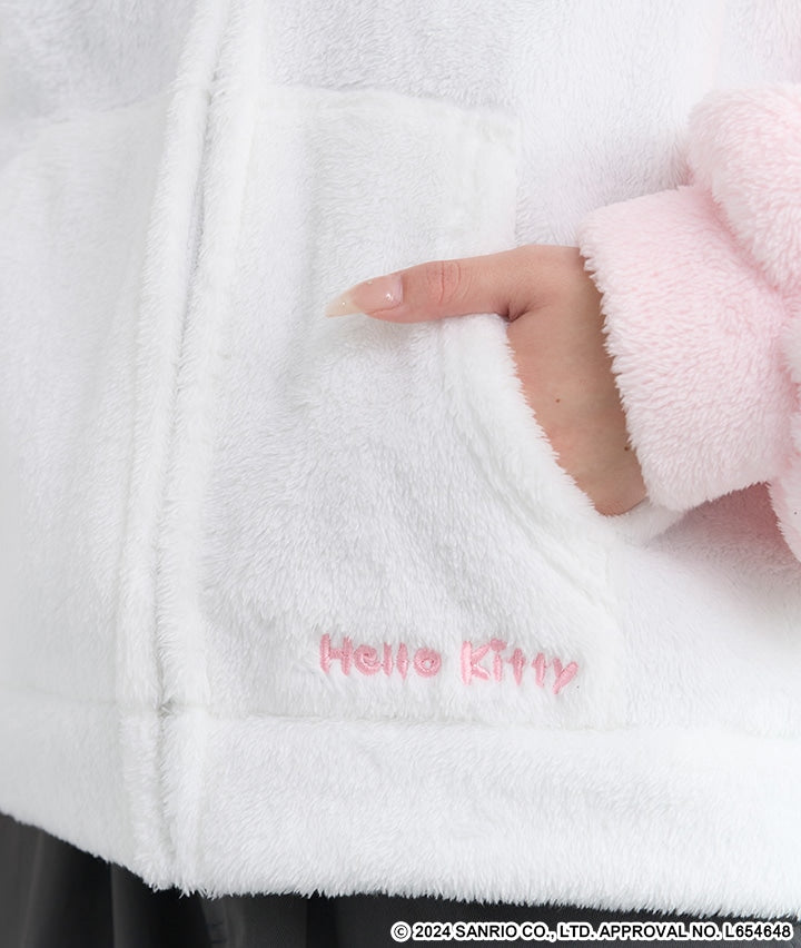 Sanrio Characters (Hello Kitty) "Wink" Cosplay Boa Parka Hoodie