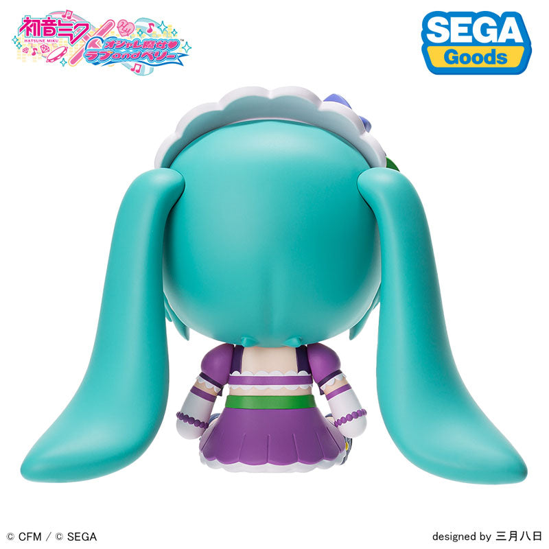 Hatsune Miku x Love and Berry: Dress Up and Dance! Fuwapuchi Chibi Figure Kirarin Purple