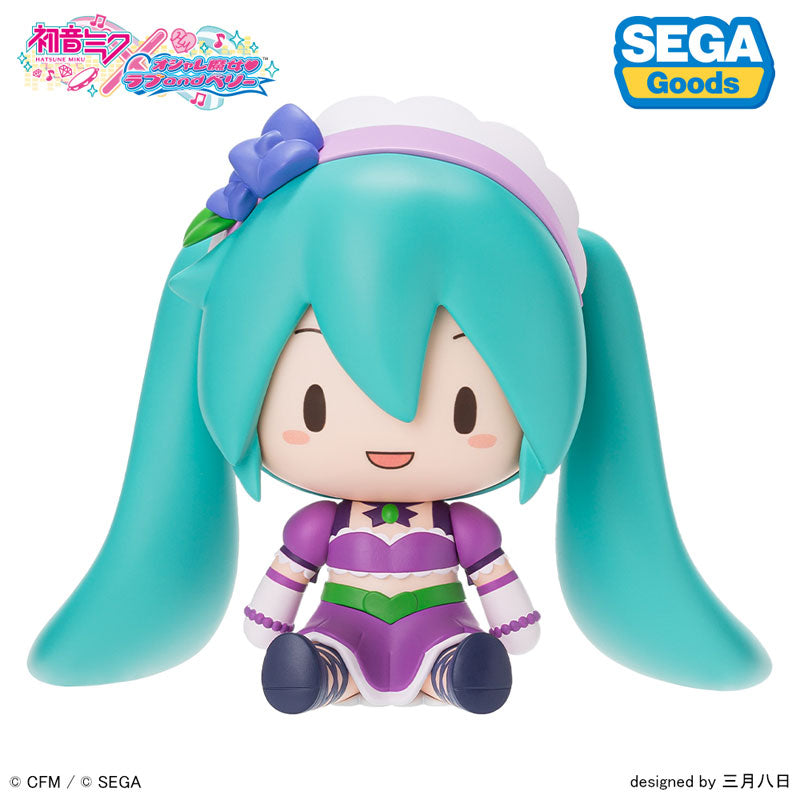 Hatsune Miku x Love and Berry: Dress Up and Dance! Fuwapuchi Chibi Figure Kirarin Purple