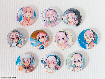 Super Sonico Debut 15th Anniversary "Little Devil Sonico" 57mm Can Badge J