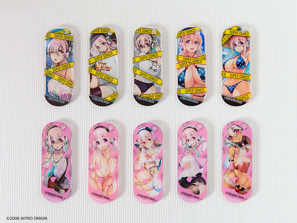 Super Sonico Debut 15th Anniversary "Little Devil Sonico" Acrylic Layer Keychain H
