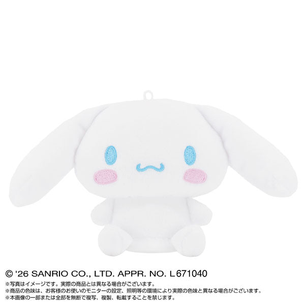 PlayCharm Sanrio Characters Sitting Keychain Smartphone Cinnamoroll