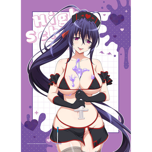 High School DxD HERO Original B2 Tapestry (Akeno Himejima/Black Nurse)