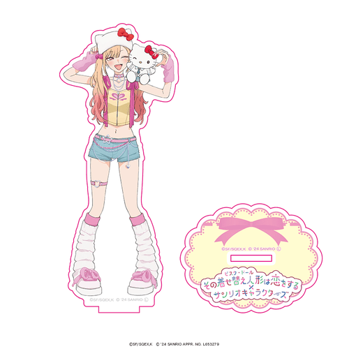 TV anime "My Dress-Up Darling" x Sanrio Characters Acrylic Stand Shizuku Marin Kitagawa x Hello Kitty