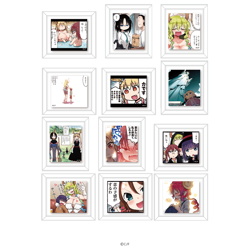 Miss Kobayashi's Dragon Maid Frame Magnet Comic Illustration ver.
