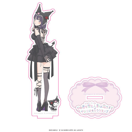 TV anime "My Dress-Up Darling" x Sanrio Characters Acrylic Stand Shizuku Kuroe x Kuromi