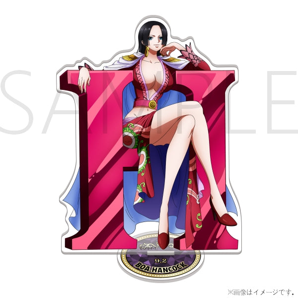 ONE PIECE HBD Initial Acrylic Stand Boa Hancock
