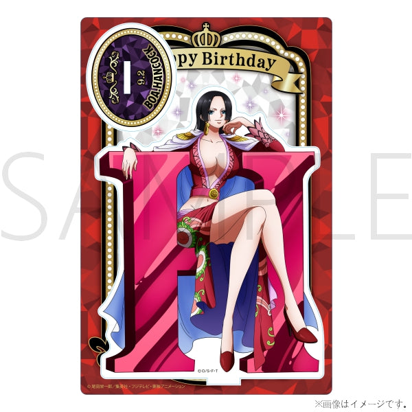 ONE PIECE HBD Initial Acrylic Stand Boa Hancock