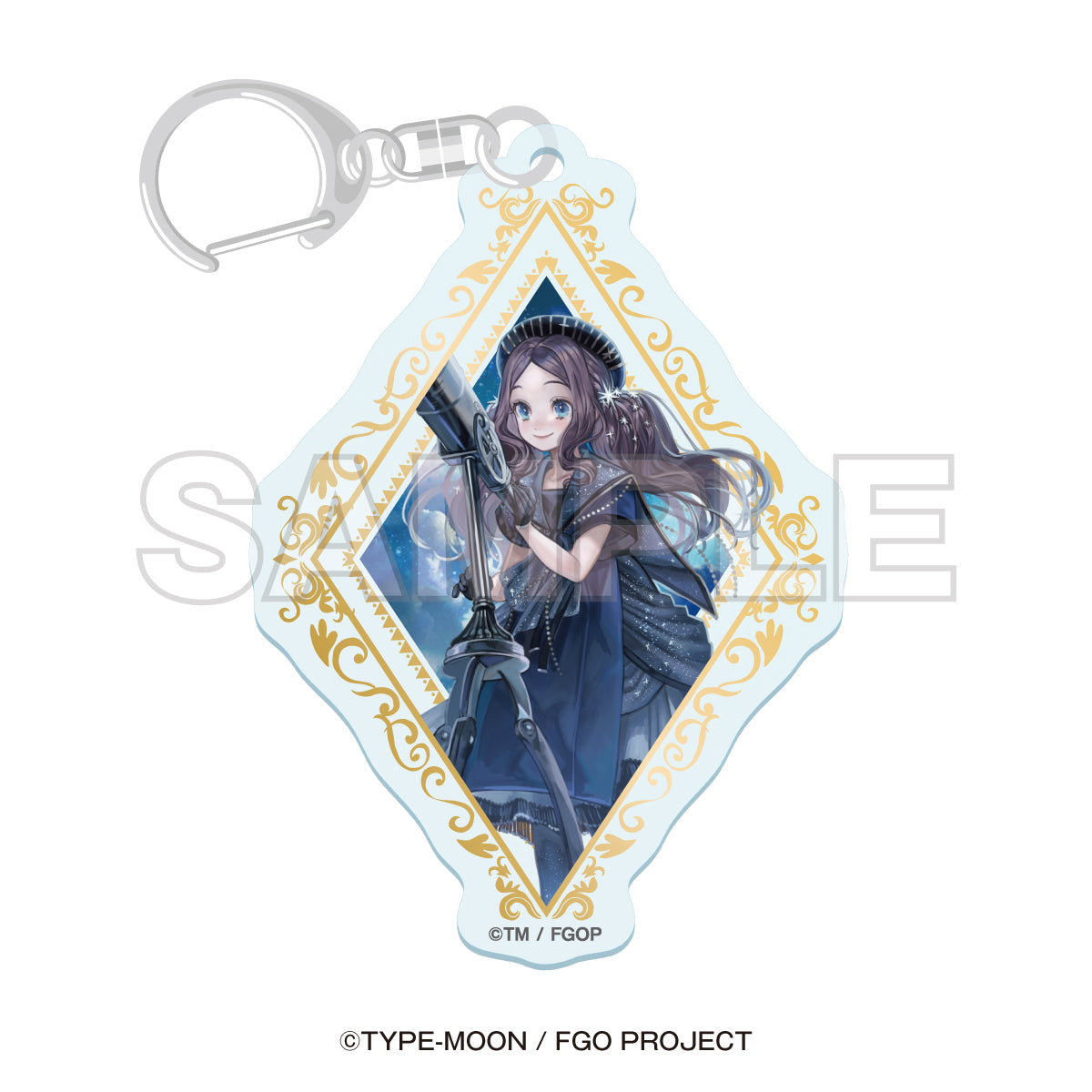 "Fate/Grand Order x Konica Minolta Planetarium" Life-Size Glitter Acrylic Keychain (5 types)