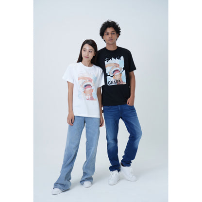 ONE PIECE GEAR 5 Graphic T-Shirt WHITE L
