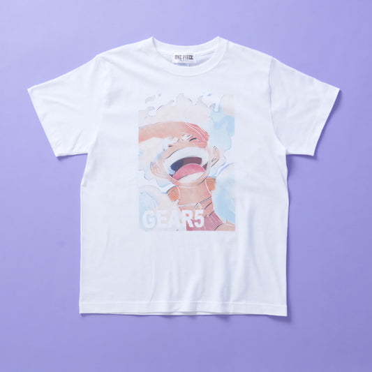 ONE PIECE GEAR 5 Graphic T-Shirt WHITE L
