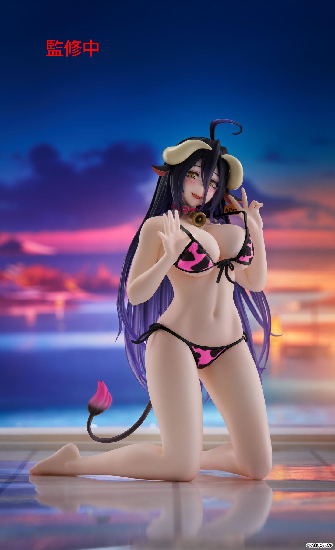 Overlord Desktop Cute Albedo (Cow-Print Swimsuit Ver.) Figure Renewal
