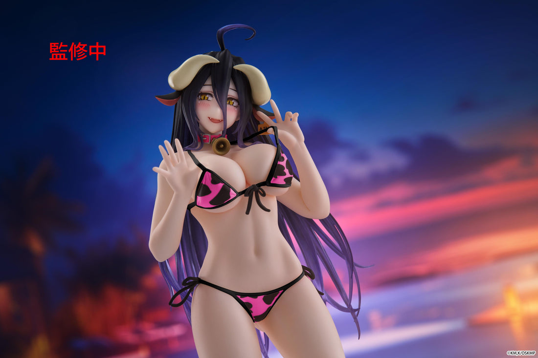 Overlord Desktop Cute Albedo (Cow-Print Swimsuit Ver.) Figure Renewal