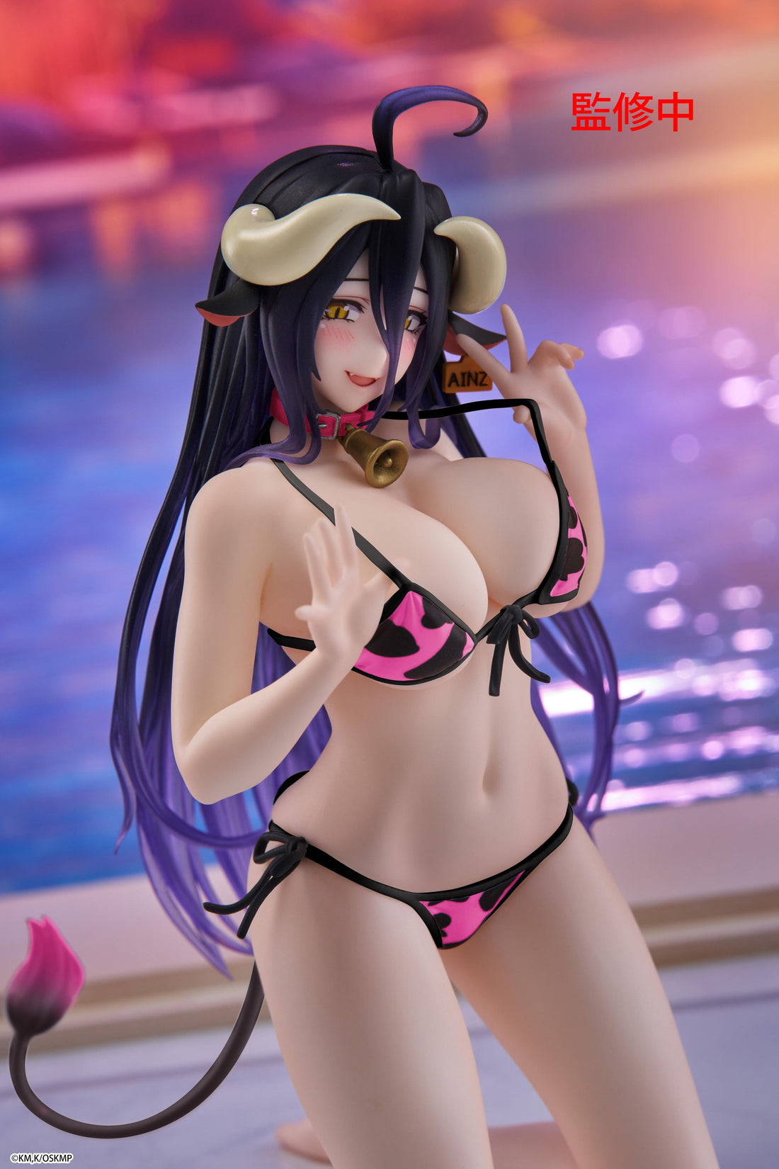 Overlord Desktop Cute Albedo (Cow-Print Swimsuit Ver.) Figure Renewal