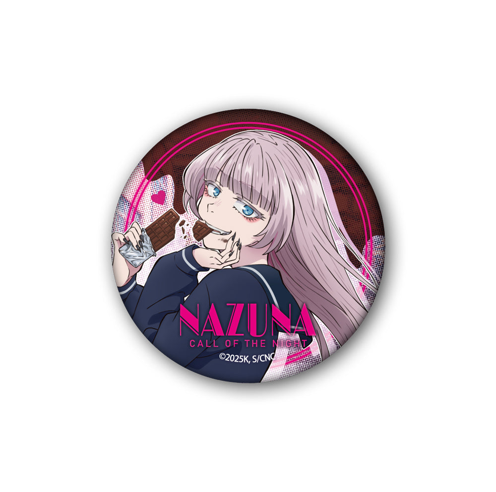 Call of the Night Season 2 Can Badge Nazuna Nanakusa Valentine's Day