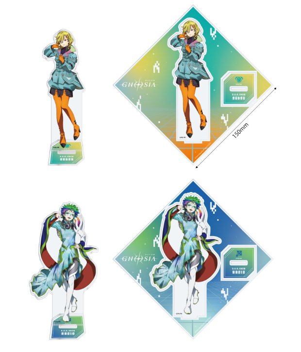 Gnosia Original Illustration Acrylic Stand (2 types)