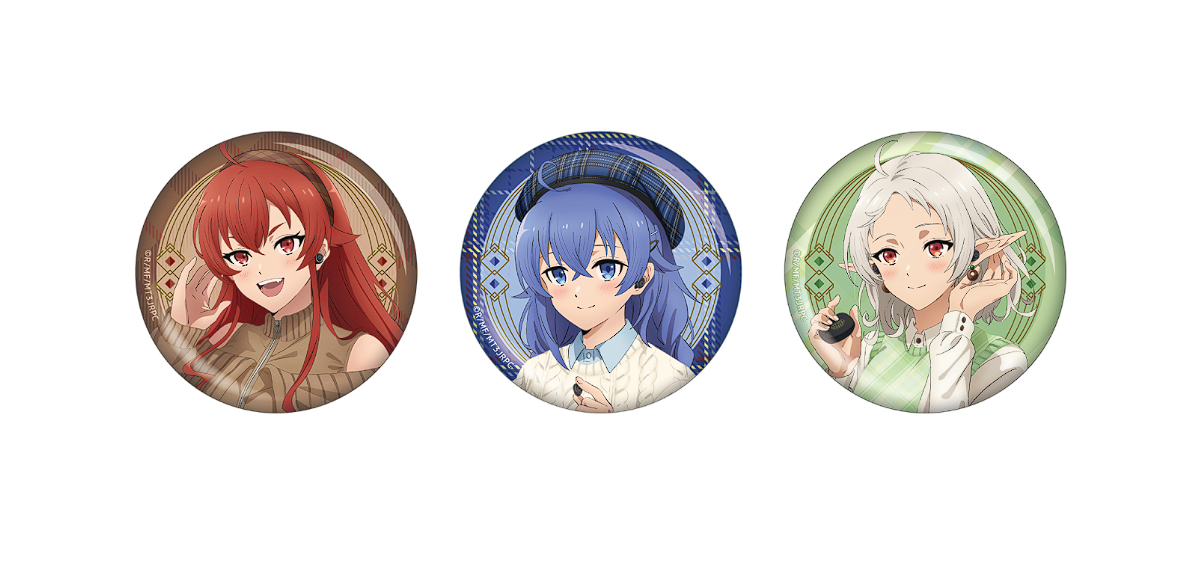 Mushoku Tensei III: Jobless Reincarnation Newly Drawn Illustration Can Badge (3 variations)