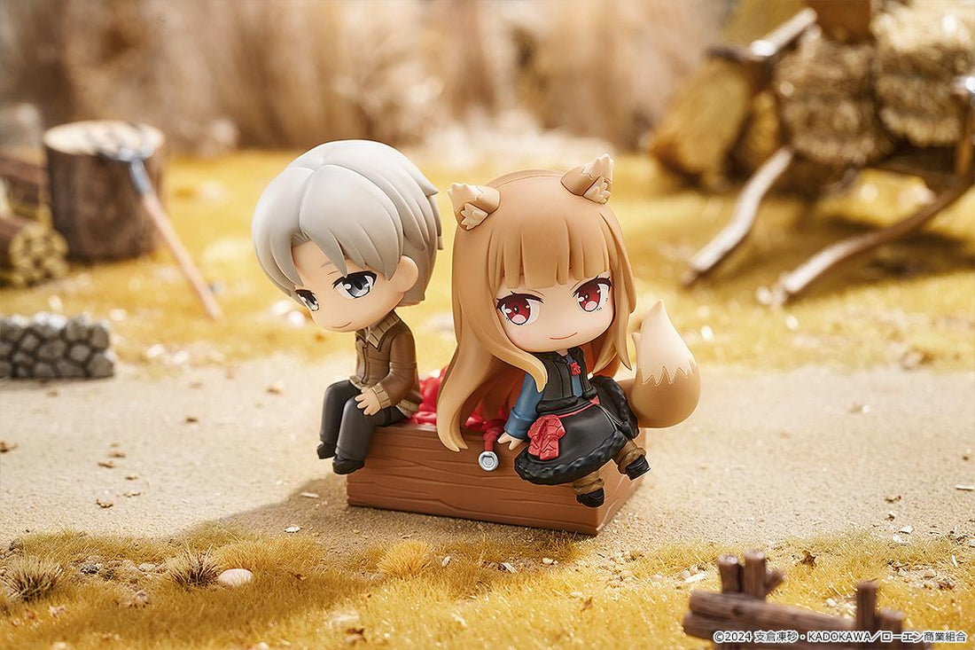 Spice and Wolf: Merchant Meets the Wise Wolf - Mini Memory Lawrence & Holo Figures