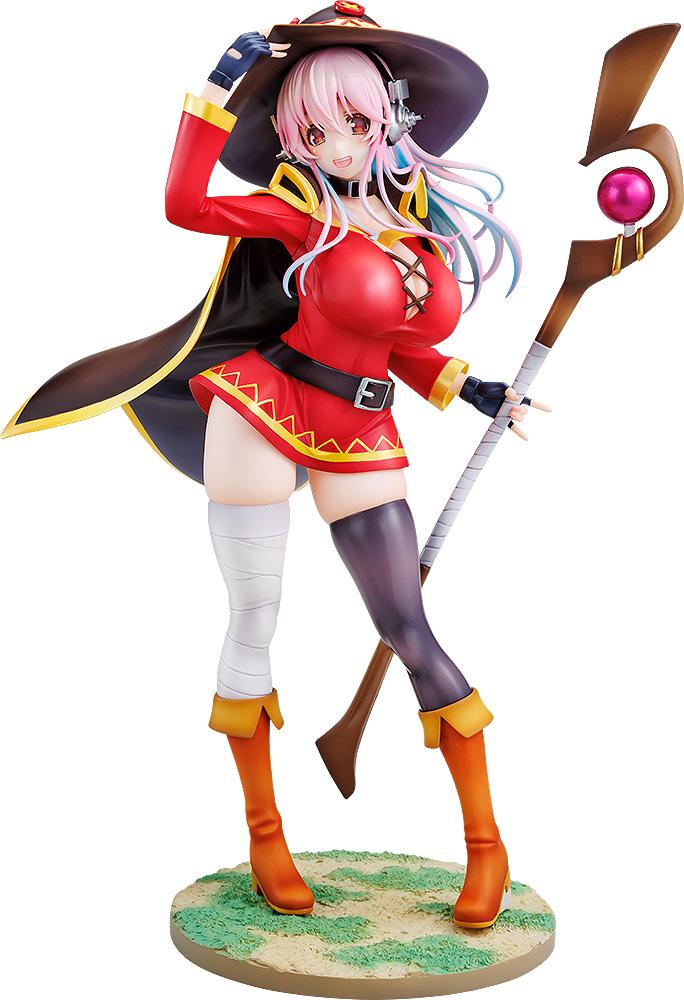 Super Sonico x KONOSUBA KDColle (Megumin Collaboration ver.) 1/7 Scale Figure