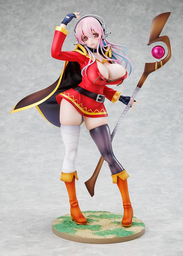 Super Sonico x KONOSUBA KDColle (Megumin Collaboration ver.) 1/7 Scale Figure