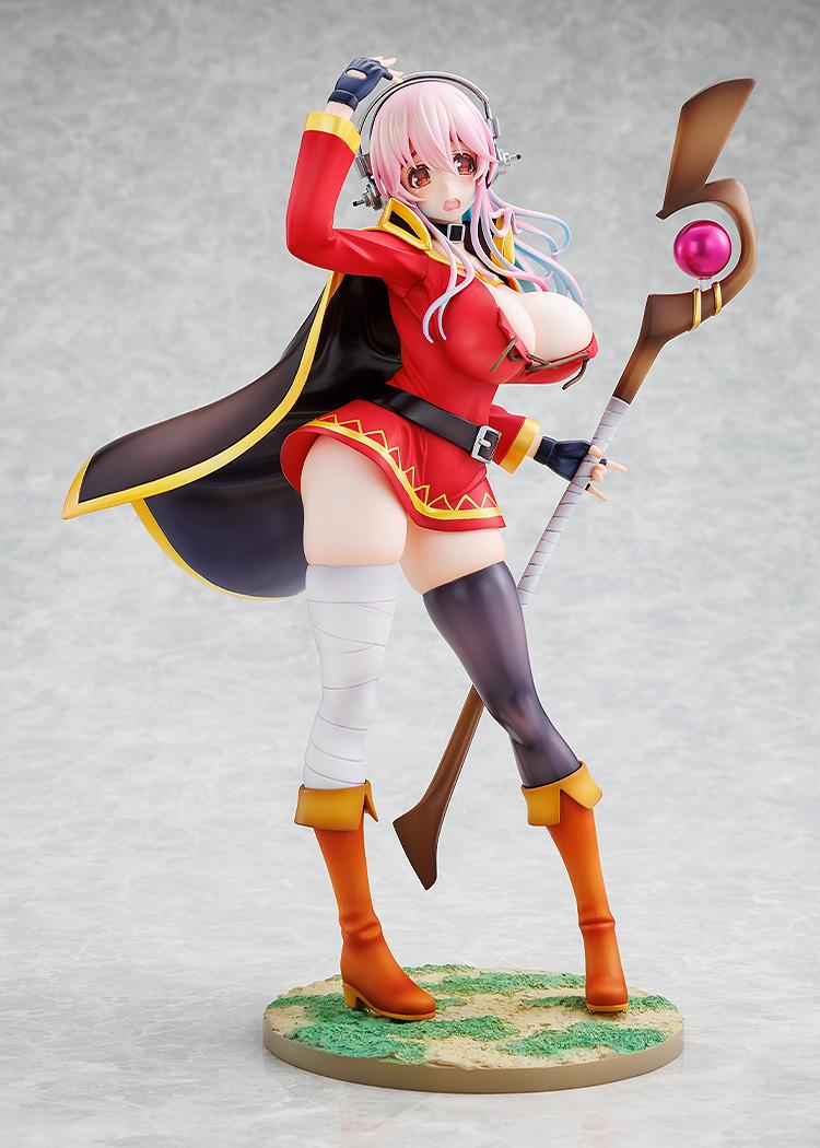 Super Sonico x KONOSUBA KDColle (Megumin Collaboration ver.) 1/7 Scale Figure