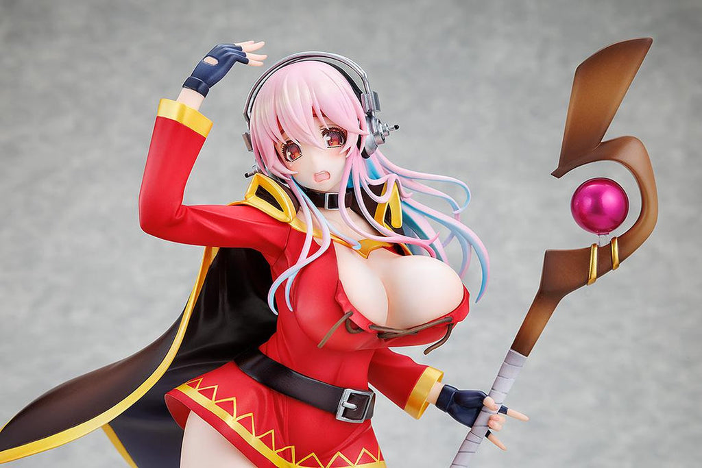 Super Sonico x KONOSUBA KDColle (Megumin Collaboration ver.) 1/7 Scale Figure