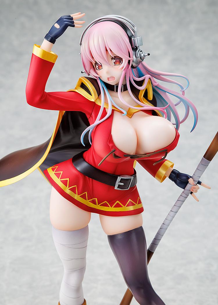 Super Sonico x KONOSUBA KDColle (Megumin Collaboration ver.) 1/7 Scale Figure