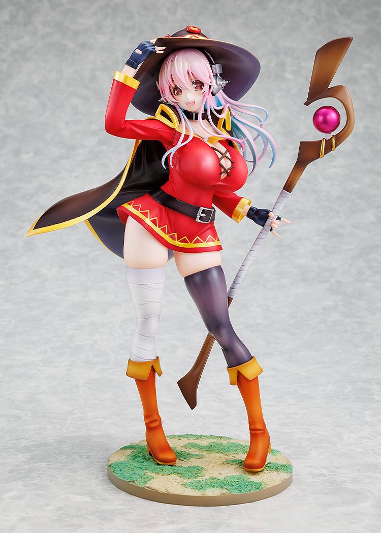 Super Sonico x KONOSUBA KDColle (Megumin Collaboration ver.) 1/7 Scale Figure