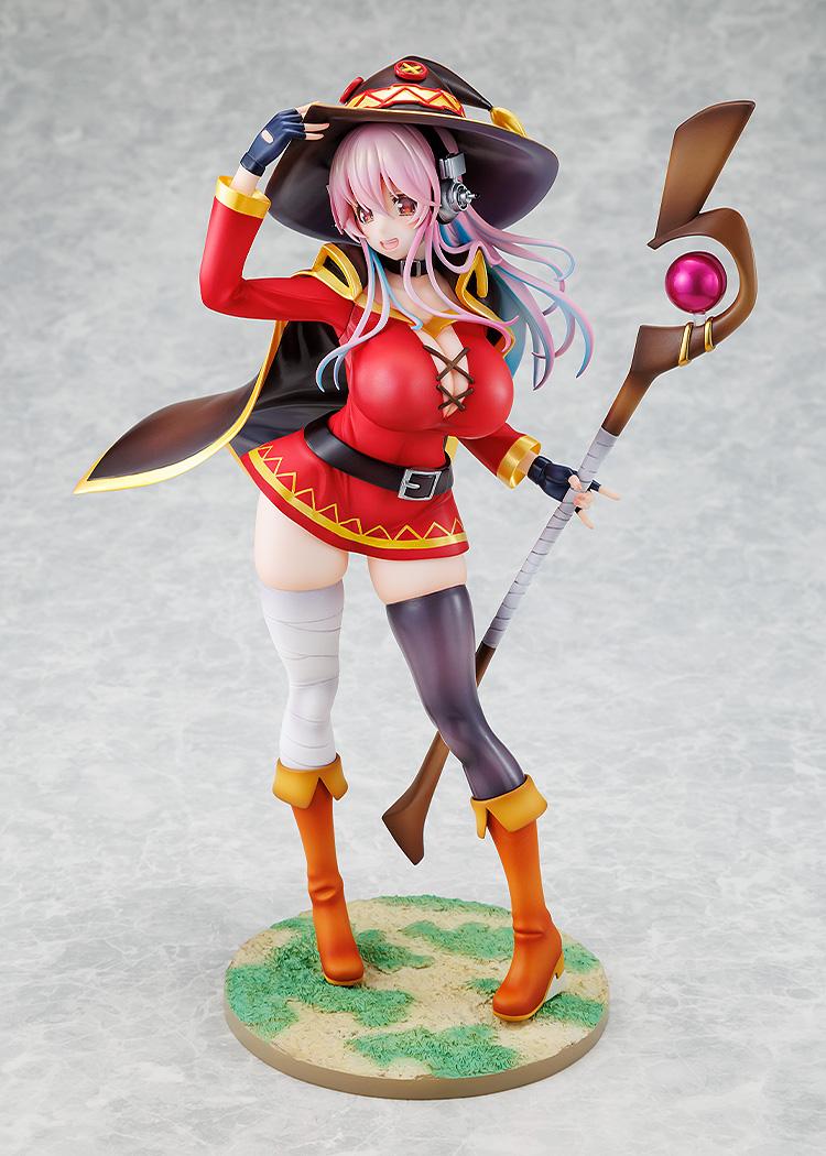 Super Sonico x KONOSUBA KDColle (Megumin Collaboration ver.) 1/7 Scale Figure