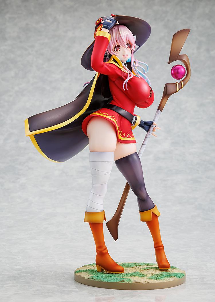 Super Sonico x KONOSUBA KDColle (Megumin Collaboration ver.) 1/7 Scale Figure