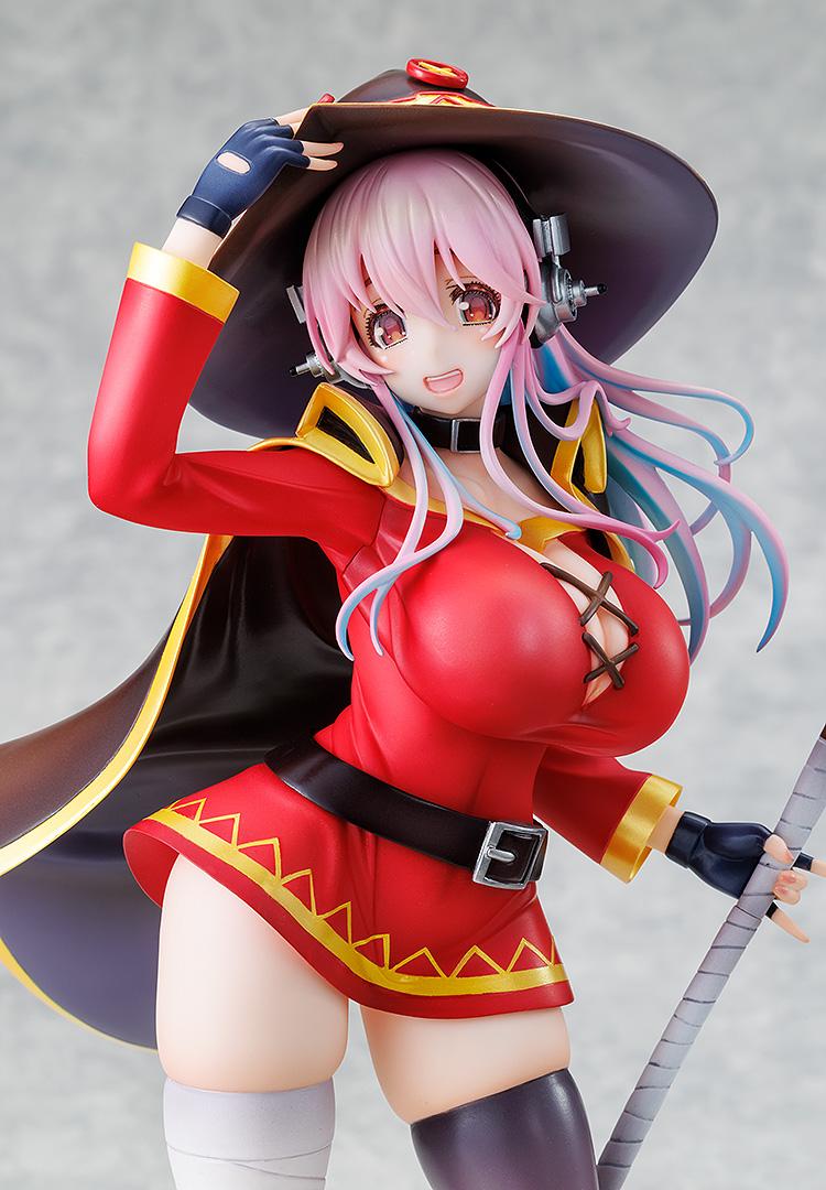 Super Sonico x KONOSUBA KDColle (Megumin Collaboration ver.) 1/7 Scale Figure