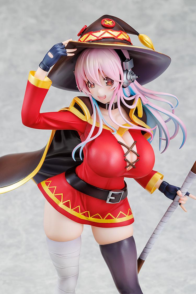 Super Sonico x KONOSUBA KDColle (Megumin Collaboration ver.) 1/7 Scale Figure