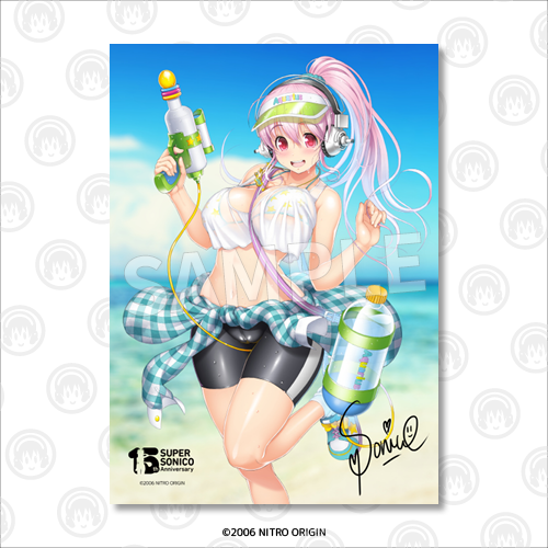 Super Sonico Debut 15th Anniversary 2L Bromide (Sonico)
