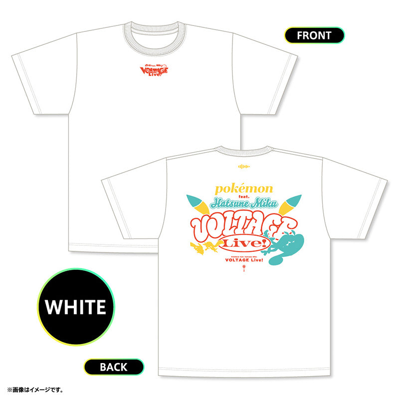 Pokémon feat. Hatsune Miku VOLTAGE Live! Designer T-shirt (2 variants)