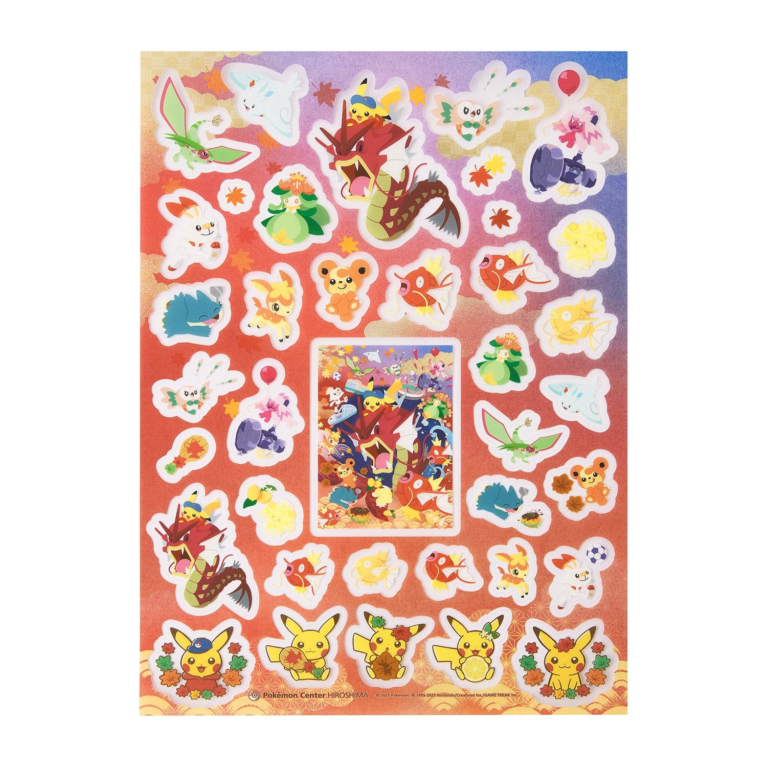 Pokémon Center Hiroshima R PET Sticker