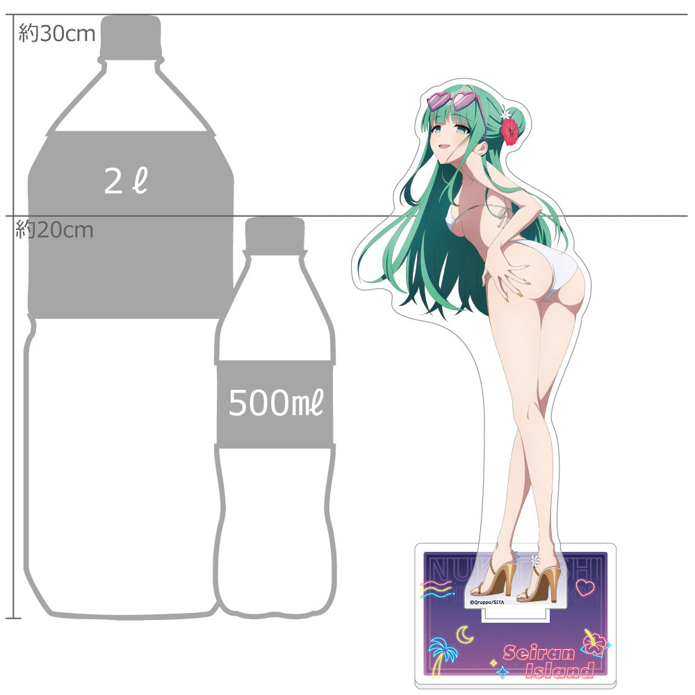 Nukitashi The Animation Original Illustration Large Acrylic Stand Night Pool Ver. (3 types)