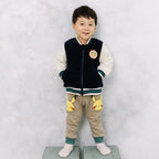 Monpoke Long Pants Fleece with Boa Appliqué 100cm