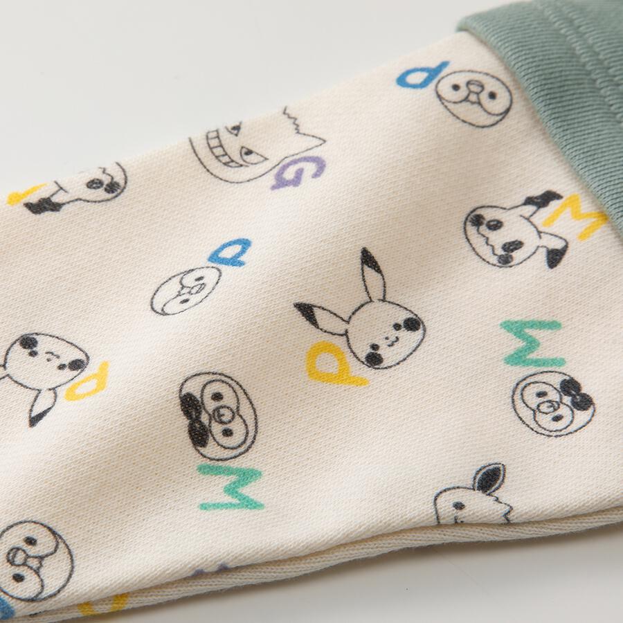 Monpoke Layered Long Sleeve Romper 70cm