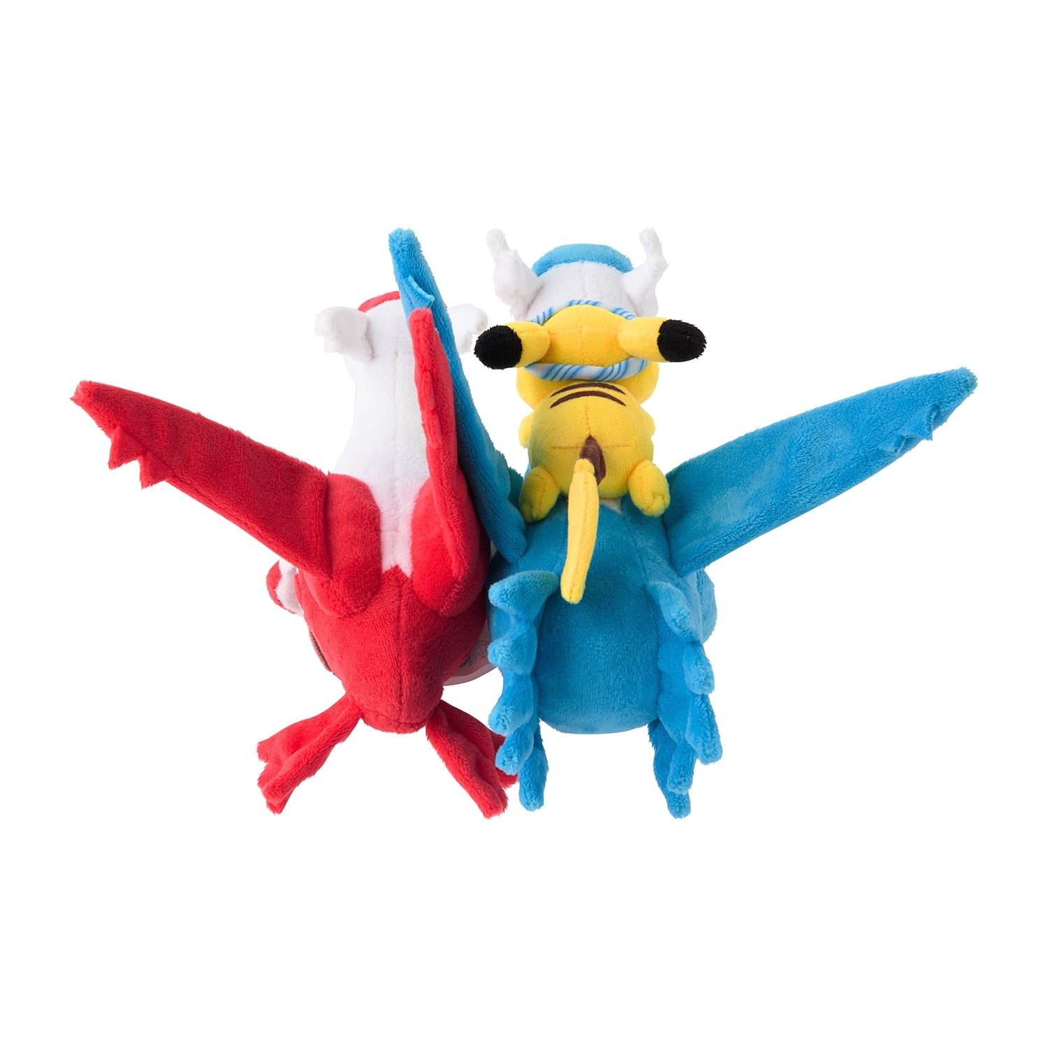 Pokémon Center Fukuoka R Latias, Latios, and Pikachu Plush Toys