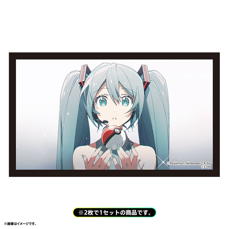 Pokémon feat. Hatsune Miku VOLTAGE Live! Thumbnail Sticker Set: "Spiral Melodies" and "Crossroads" (2-piece set)