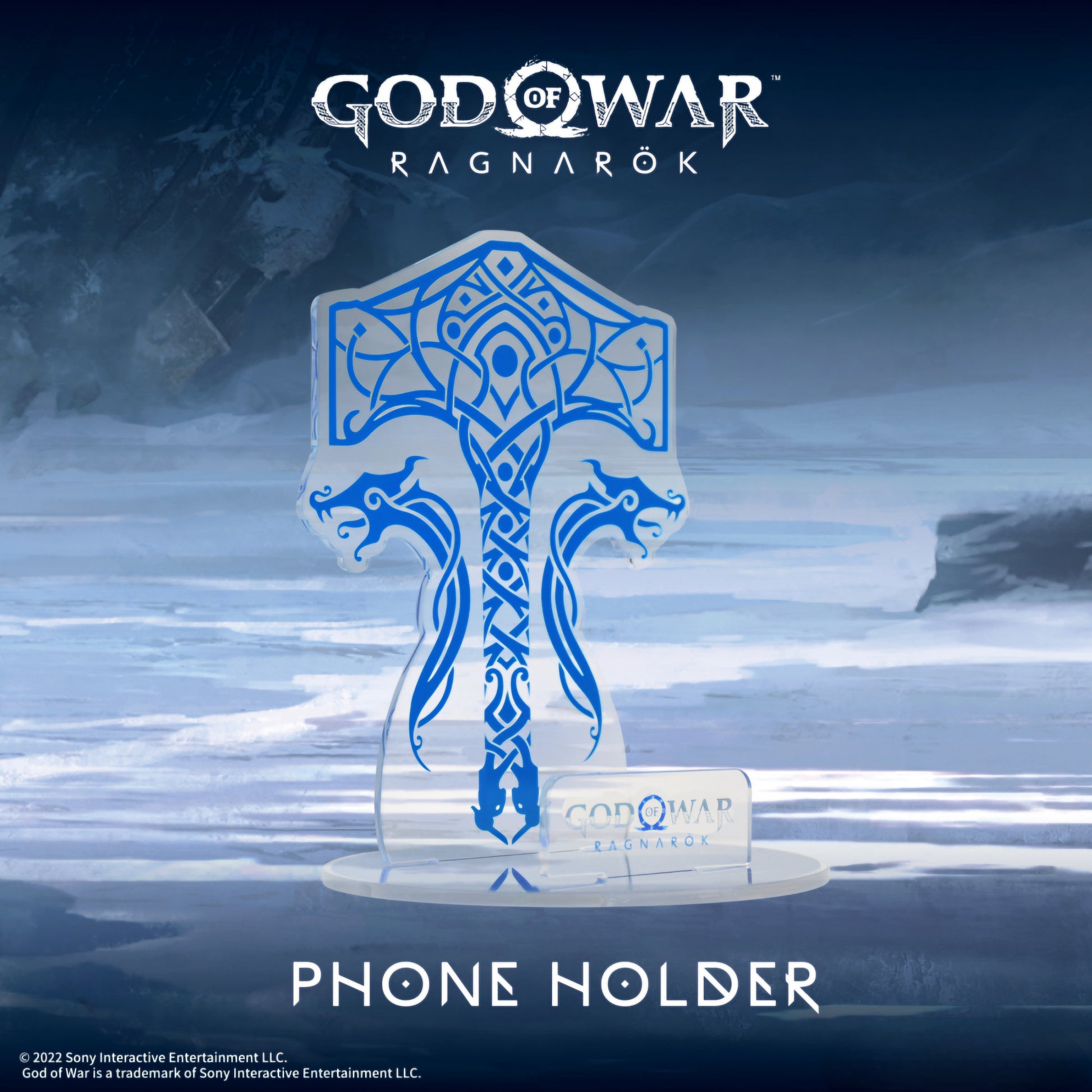 God of War Ragnarök Acrylic Smartphone Stand Holder