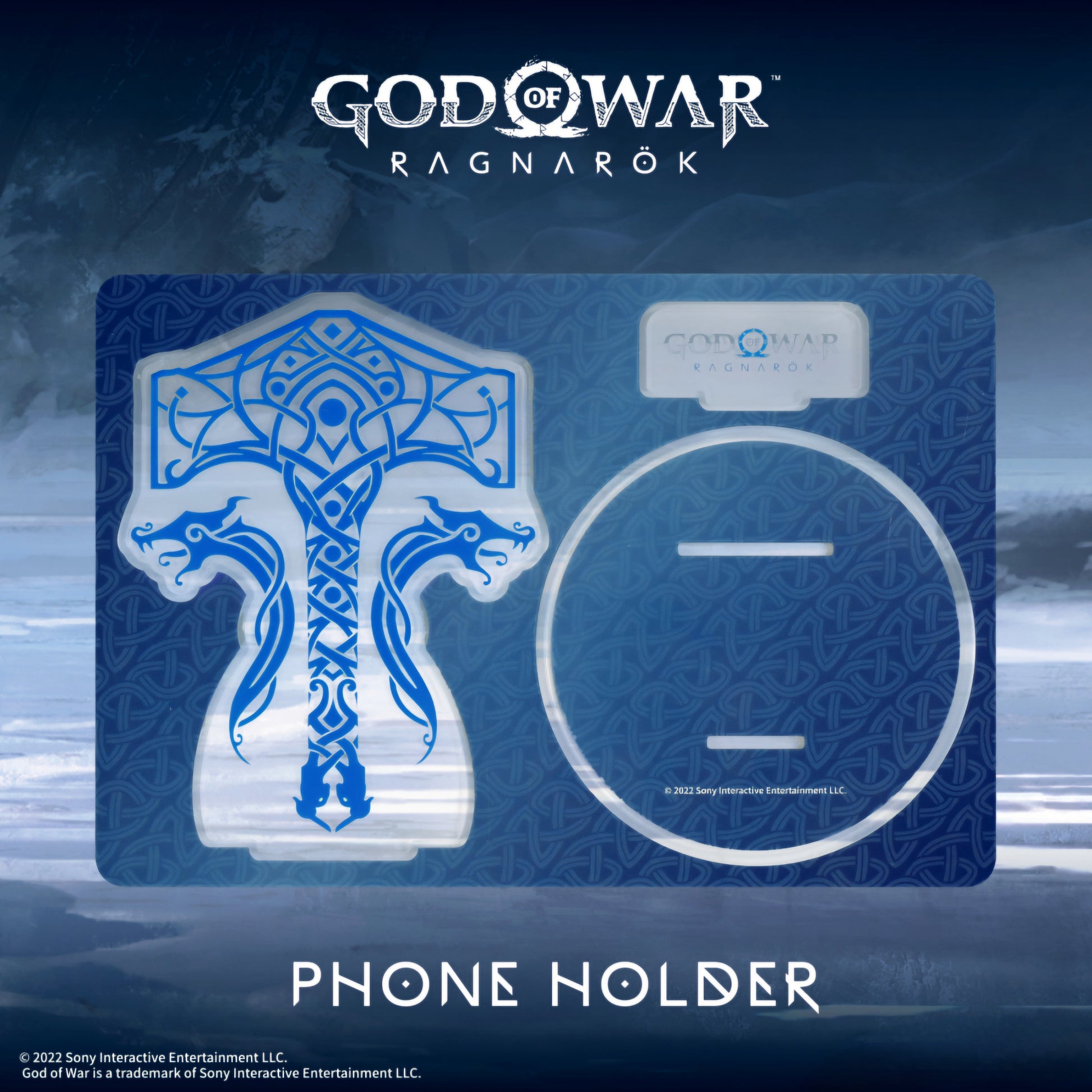 God of War Ragnarök Acrylic Smartphone Stand Holder