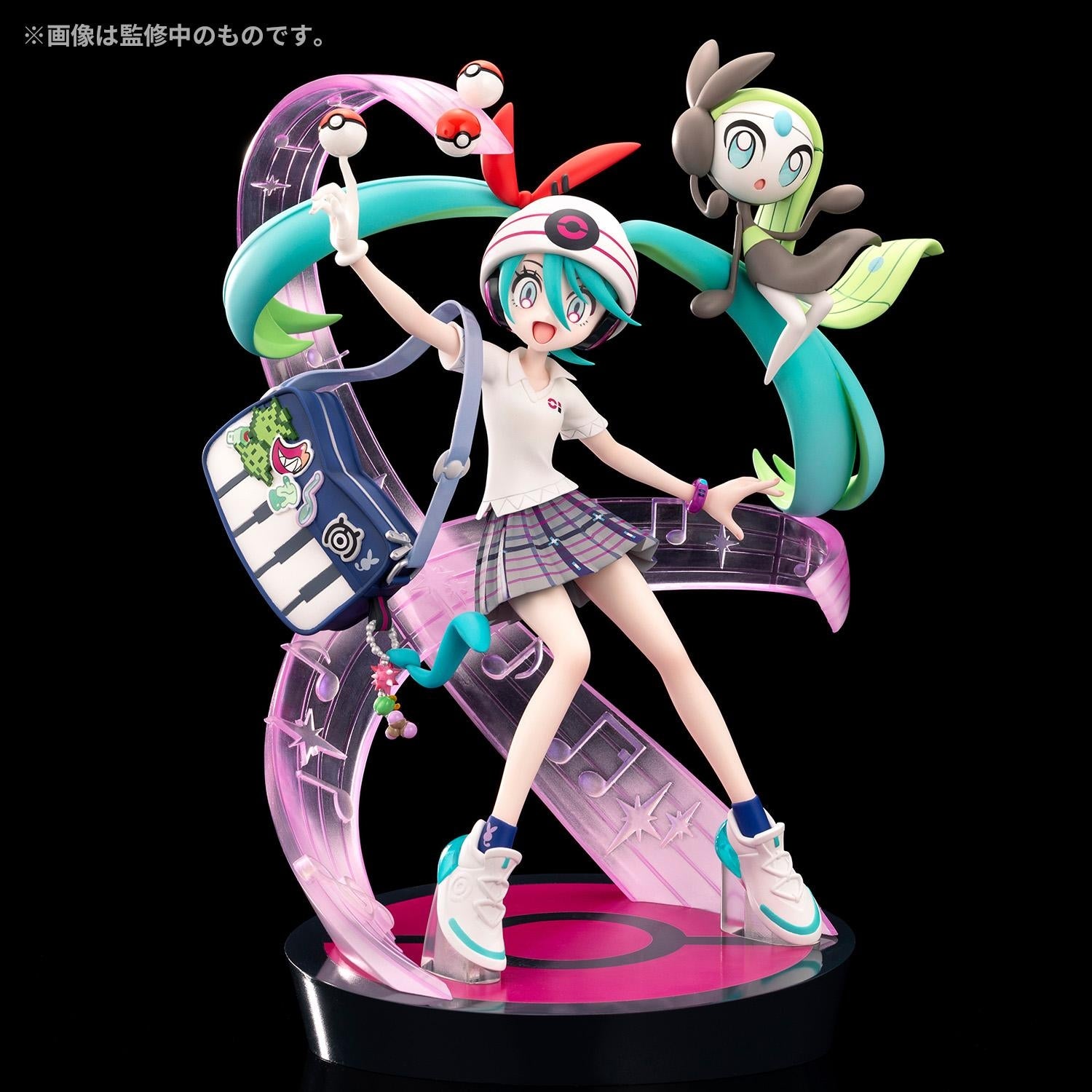 PokéMiku 18 Harmony Stage: Hatsune Miku (Psychic) & Meloetta Figure