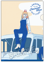 Chainsaw Man Milk Store Clear File [Lawson, @Loppi, and HMV exclusive]