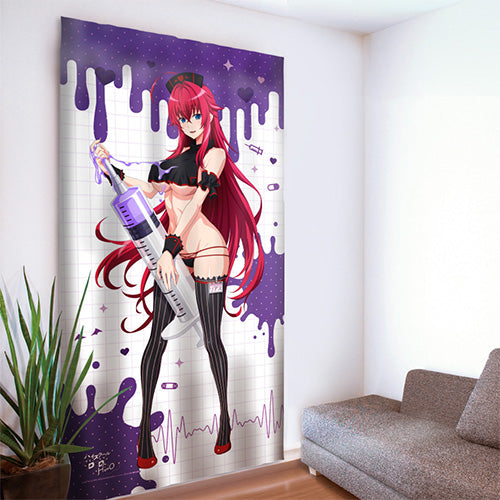 High School DxD HERO Original Curtain (Rias Gremory/Black Nurse)