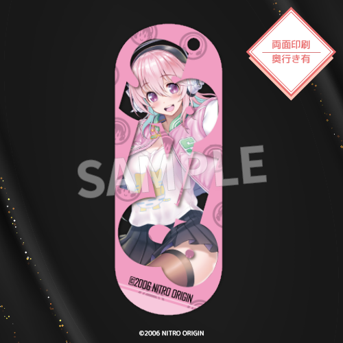 Super Sonico Debut 15th Anniversary "Little Devil Sonico" Acrylic Layer Keychain H